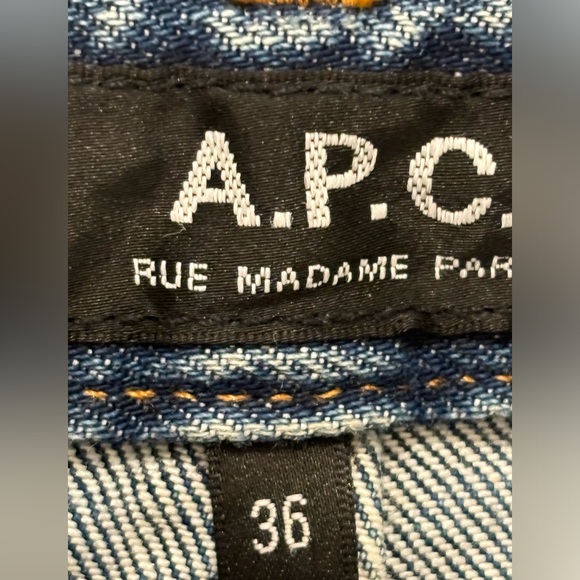 A.P.C. Rue Madame Paris Mini Denim Skirt. Size 36 - Picture 4 of 9